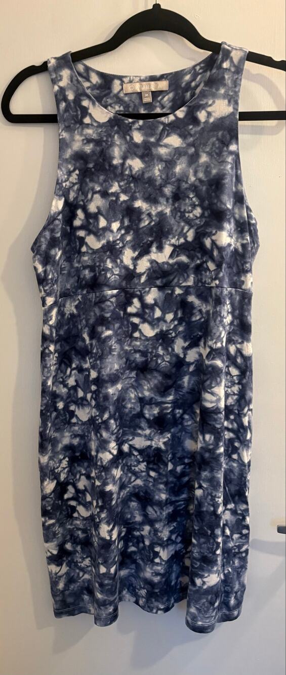 Athleta blue printed dress
